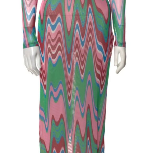 Patbo Mesh Cutout Dress - Picture 4 of 5